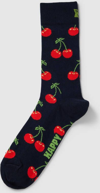 Happy Socks Sokken met all-over motief model 'Cherry'