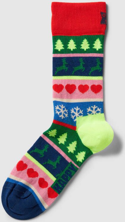 Happy Socks Sokken met all-over motief model 'Christmas'