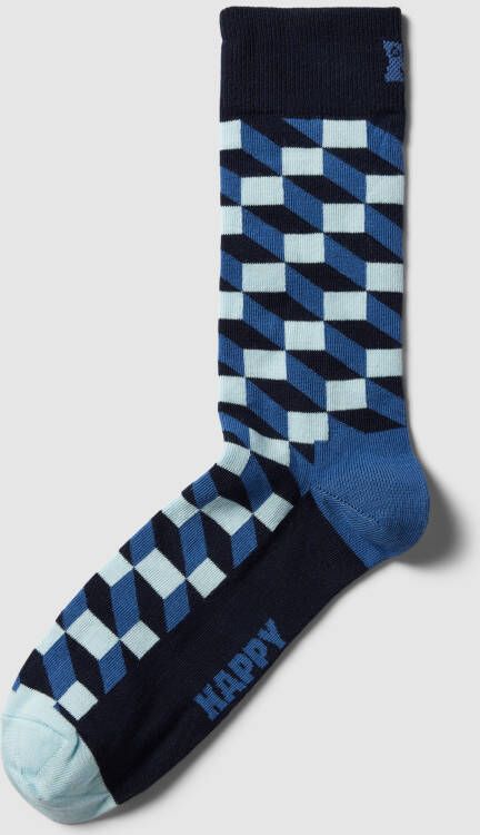 Happy Socks Sokken met all-over motief model 'FILLED OPTIC'