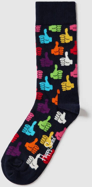 Happy Socks Sokken met all-over motief model 'THUMBS'