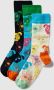 Happy Socks Sokken met labeldetail in een set van 3 paar model 'Mixed Dog Socks' - Thumbnail 3
