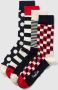 Happy Socks Sokken met all-over print in een set van 4 paar model 'Classic Navy' - Thumbnail 3