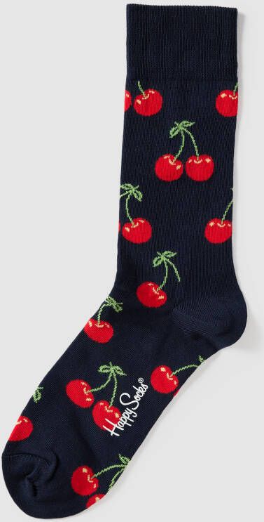 Happy Socks Sokken met all-over motief model 'Cherry'