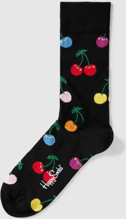 Happy Socks Sokken met all-over motief model 'CHERRY'