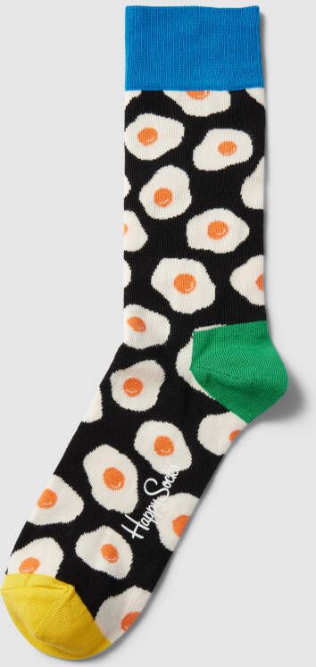 Happy Socks Sokken met all-over print model 'SUNNY SIDE UP'