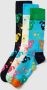 Happy Socks Sokken met labeldetail in een set van 3 paar model 'Mixed Dog Socks' - Thumbnail 1
