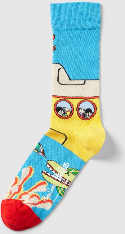 Happy Socks Sokken met motiefprint