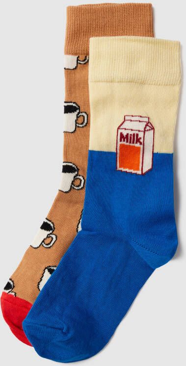 Happy Socks Sokken met all-over motief set van 2 paar - Foto 3
