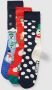 Happy Socks Sokken met motiefprint in een set van 3 paar model 'Snowman' - Thumbnail 1