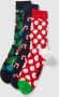 Happy Socks Sokken met motiefprint in een set van 3 paar model 'X-Mas Stocking' - Thumbnail 1