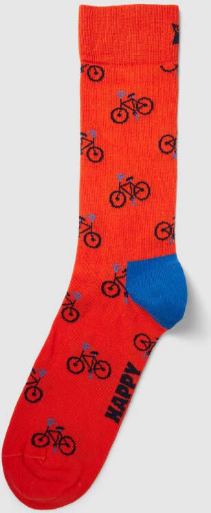 Happy Socks Sokken met motiefprint model 'Bike'
