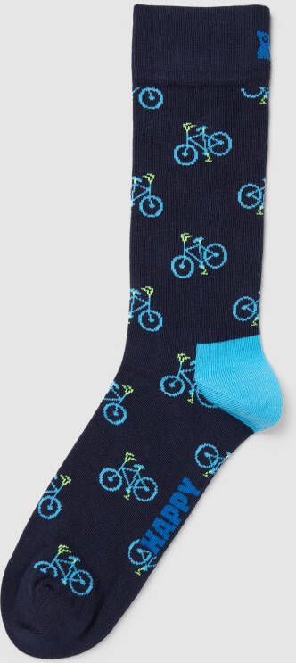 Happy Socks Sokken met motiefprint model 'Bike Sock'
