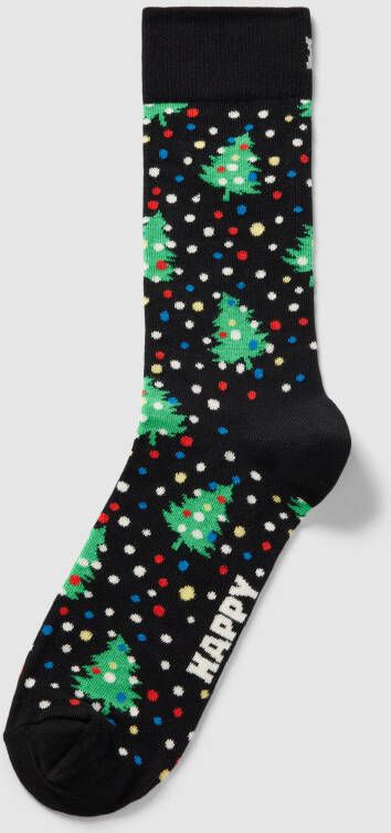 Happy Socks Sokken met motiefprint model 'CHRISTMAS NIGHT'