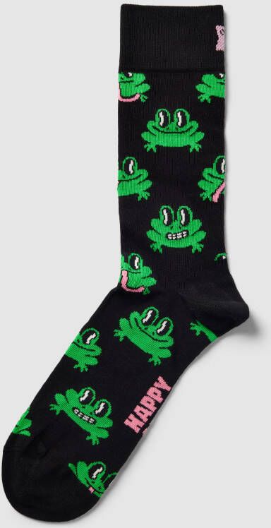 Happy Socks Sokken met motiefprint model 'Frog'