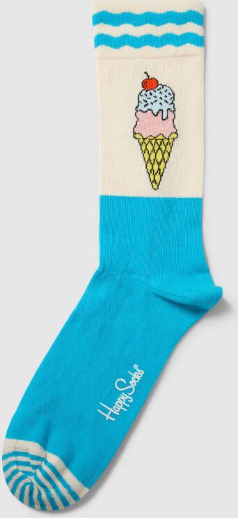 Happy Socks Sokken met motiefprint model 'Ice Cream'