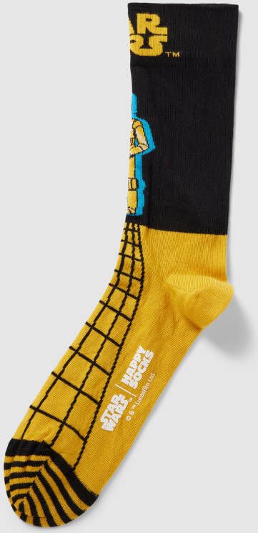 Happy Socks Sokken met motiefprint model 'Star Wars™ C-3PO'