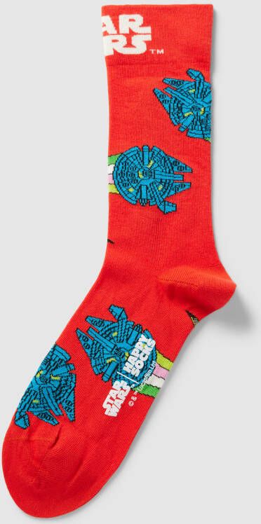 Happy Socks Sokken met motiefprint model 'Star Wars™ Millennium'