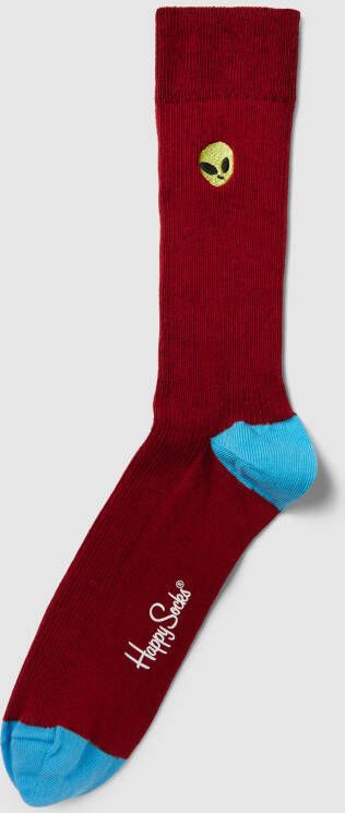 Happy Socks Sokken met motiefstitching model 'Alien'