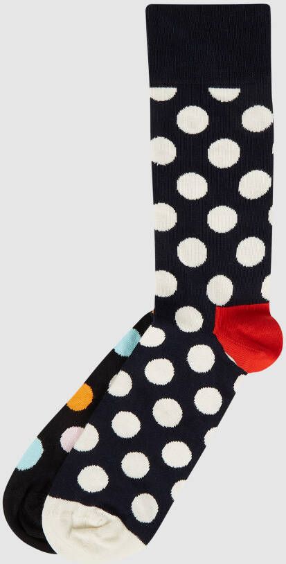 Happy Socks Sokken met stippenmotief in een set van 2 paar
