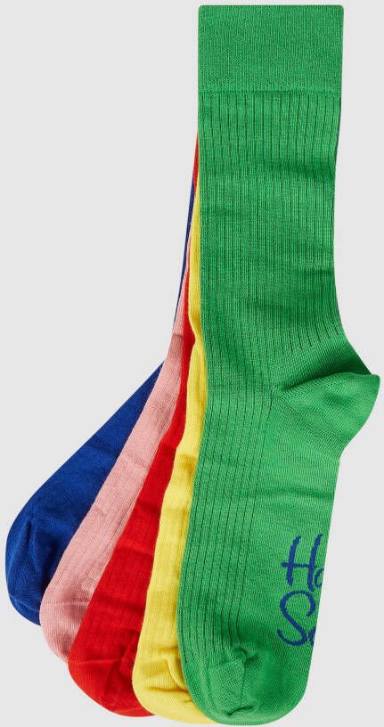 Happy Socks Sokken met stretch in een set van 5 paar
