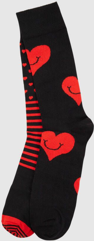 Happy Socks Sokken met stretch per 2 paar