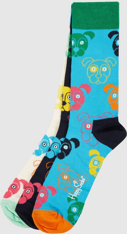 Happy Socks Sokken met stretch set van 3 paar