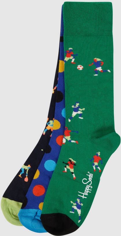 Happy Socks Sokken met stretch set van 3 paar