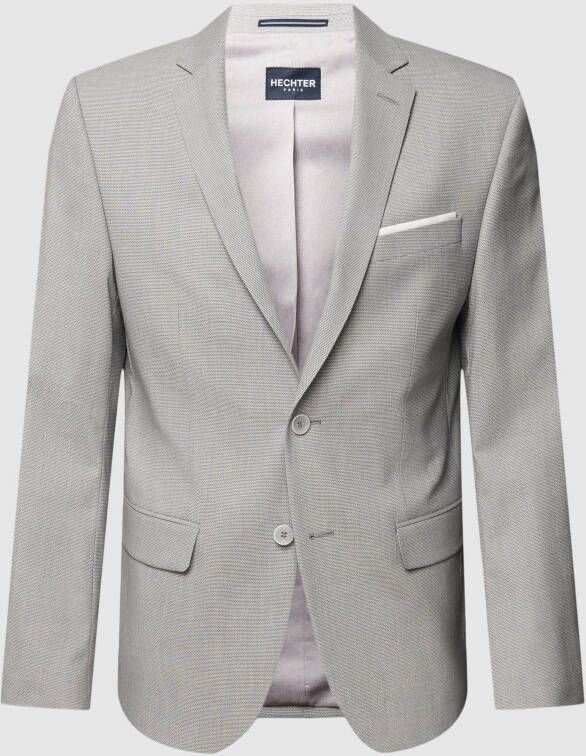 HECHTER PARIS 2-knoops colbert met all-over motief