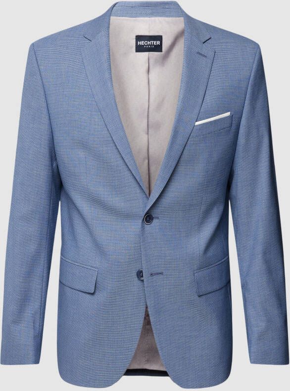HECHTER PARIS 2-knoops colbert met all-over motief