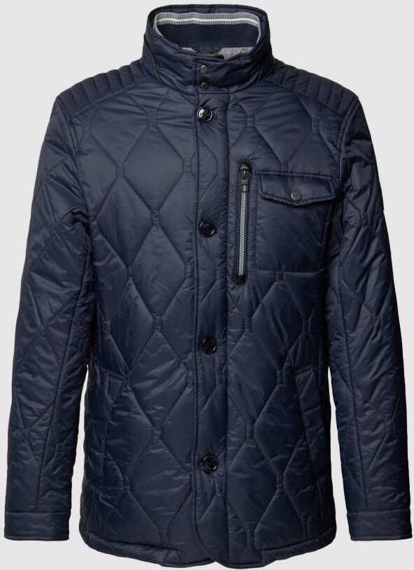 HECHTER PARIS Gewatteerd jack met knoopsluiting