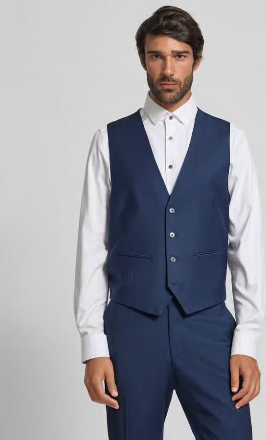 HECHTER PARIS Gilet met V-hals en paspelzakken - Foto 2