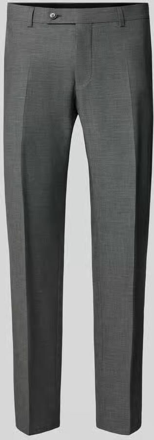 HECHTER PARIS Pantalon met scheerwol en persvouw