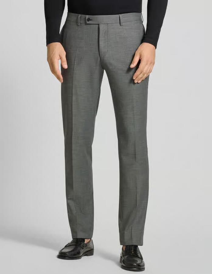 HECHTER PARIS Pantalon met scheerwol en persvouw - Foto 2