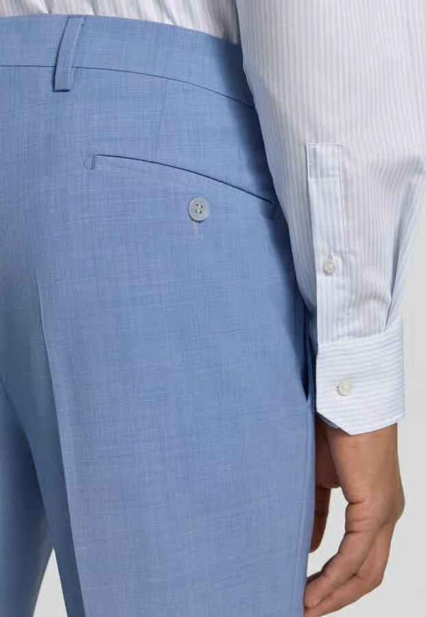 HECHTER PARIS Pantalon met vouwplooi en Franse steekzakken