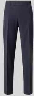 HECHTER PARIS pantalon van scheerwolmix met persplooien