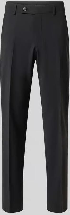 HECHTER PARIS pantalon van scheerwolmix met persplooien - Foto 2