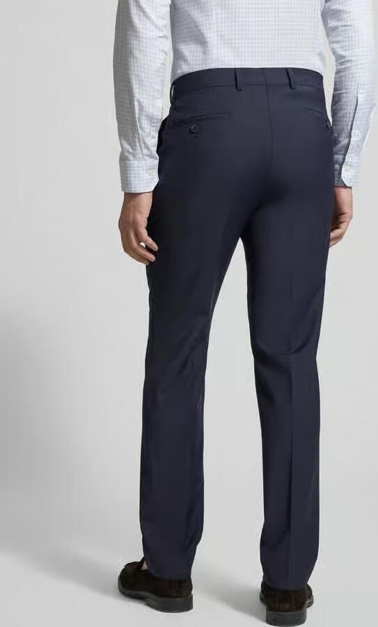 HECHTER PARIS pantalon van scheerwolmix met persplooien - Foto 2