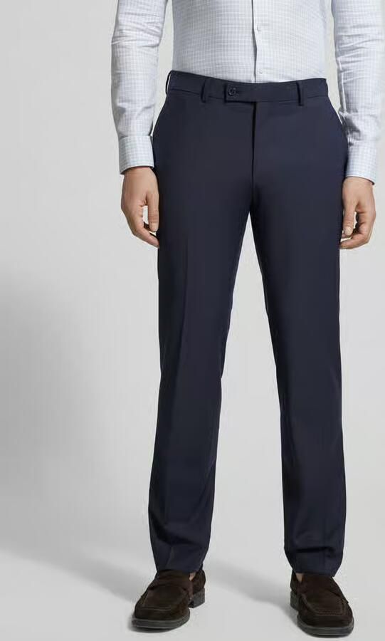 HECHTER PARIS pantalon van scheerwolmix met persplooien - Foto 3