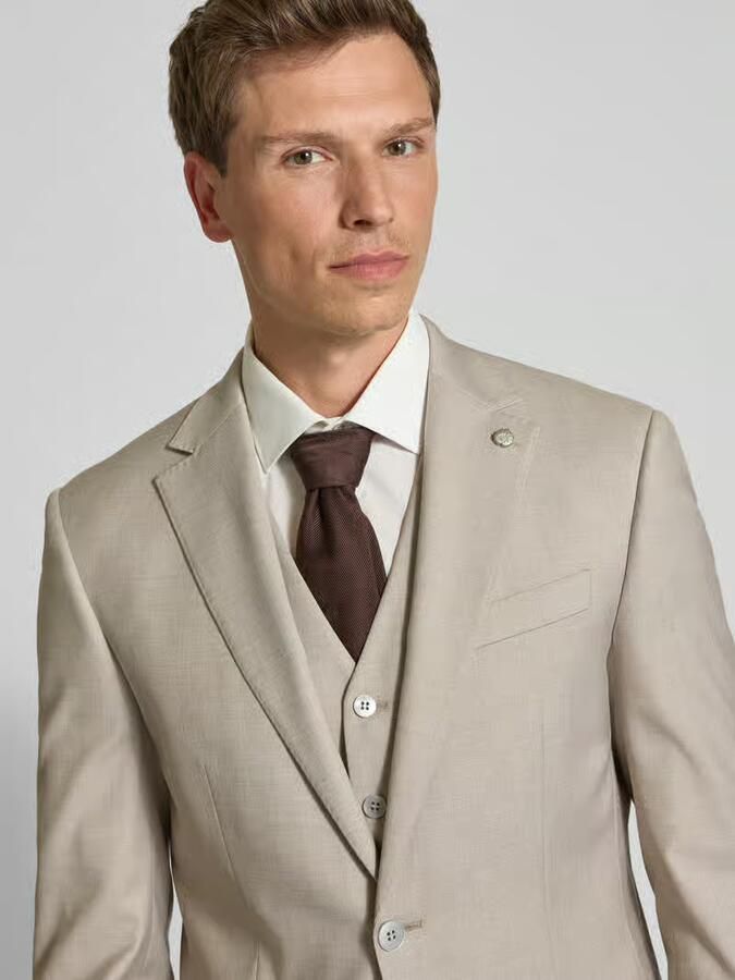 HECHTER PARIS Regular fit 2-knoops colbert met klepzakken model 'X-Tension'