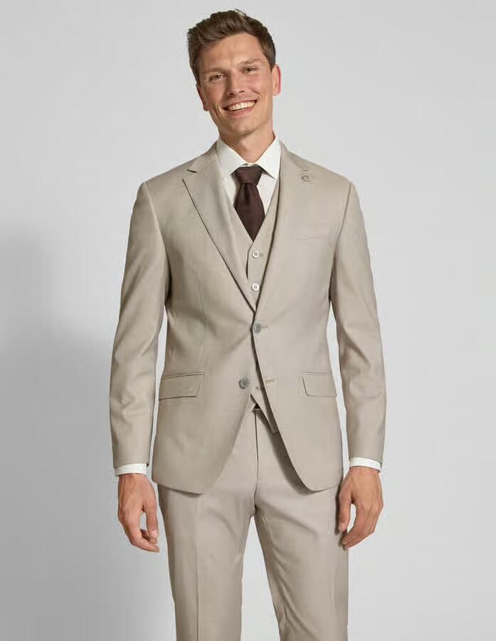 HECHTER PARIS Regular fit 2-knoops colbert met klepzakken model 'X-Tension' - Foto 2