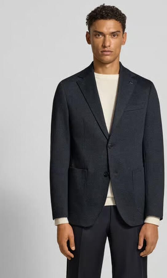 HECHTER PARIS Regular fit 2-knoops colbert met reverskraag - Foto 2