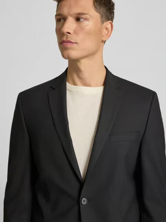HECHTER PARIS Regular fit 2-knoops colbert met wol Model 'MODERN'