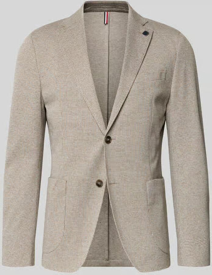 HECHTER PARIS Regular fit blazer met siersteentje