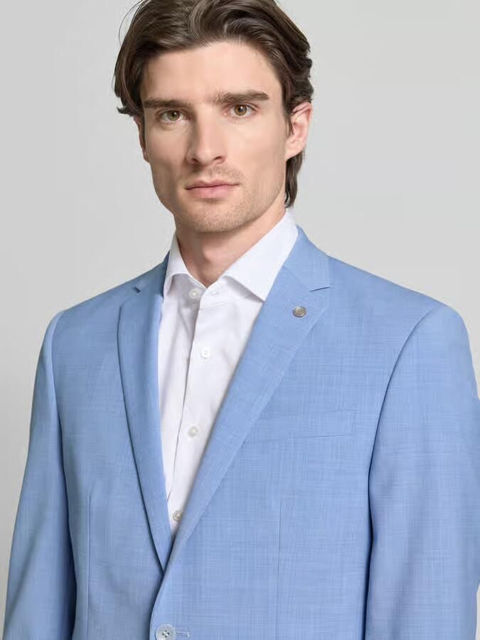 HECHTER PARIS Regular fit blazerjas met scheerwol