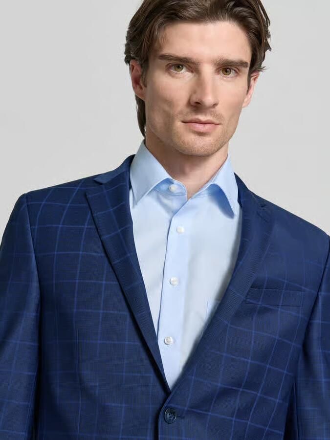 HECHTER PARIS Regular fit colbert met scheerwol-aandeel