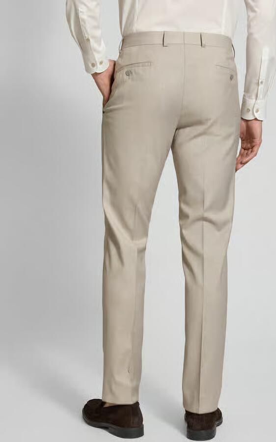 HECHTER PARIS Regular fit pantalon met paspelzakken model 'X-Tension'