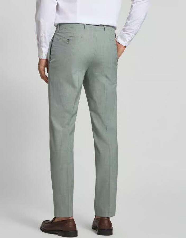 HECHTER PARIS Regular fit pantalon met persplooien