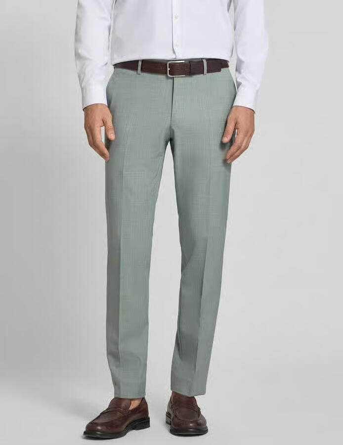 HECHTER PARIS Regular fit pantalon met persplooien - Foto 2