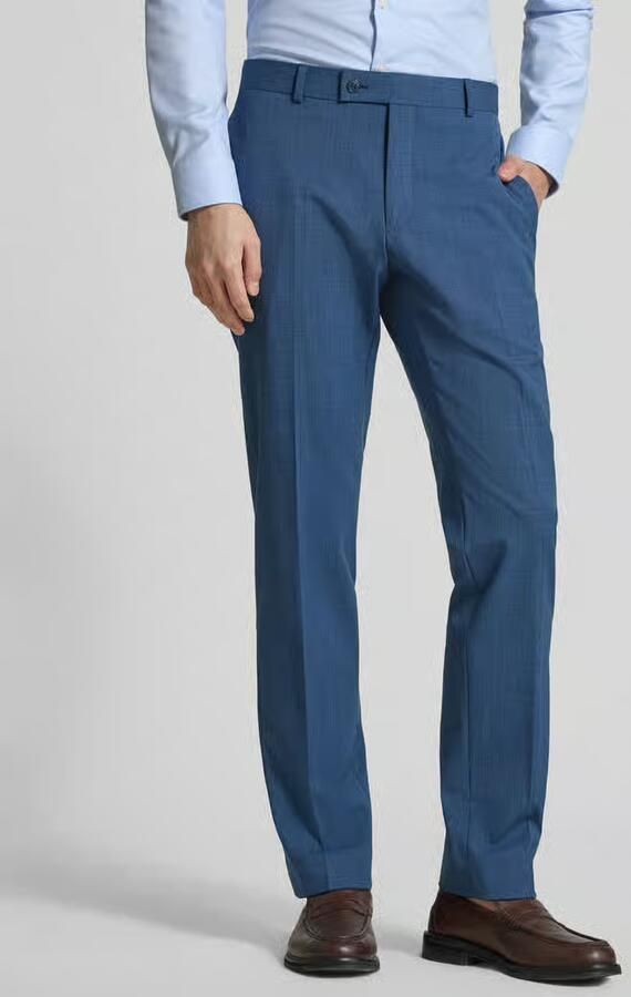 HECHTER PARIS Regular fit pantalon met persplooien - Foto 3
