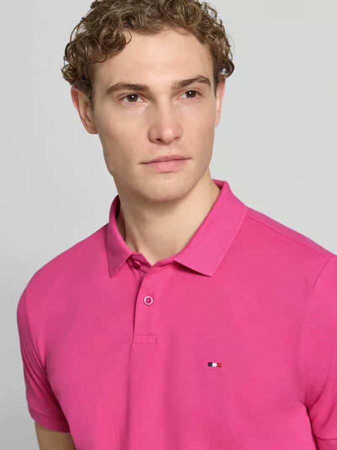 HECHTER PARIS regular fit poloshirt met gestikt logo - Foto 3